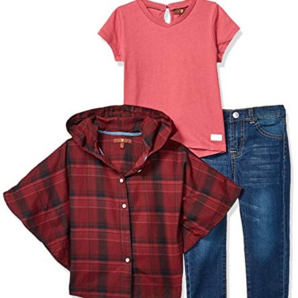 7 For All Mankind Other - 7FAM Outfit Plaid Shirt, Tee Shirt, Jeans